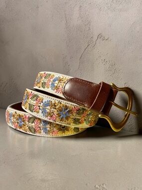 Lucky Brand Intricately Embroidered Belt